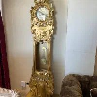 ساعت ایستاده چوب و منبت کار دست