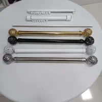 چوب پرده مینیمال، پانچ، ساده و کتیبه