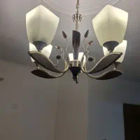 لوستر جفت ۵ شاخه و ۳ شاخه با لامپ