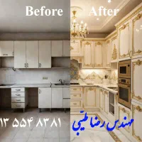 طراحی، بازسازی و اجرای تخصصی آشپزخانه و کابینت