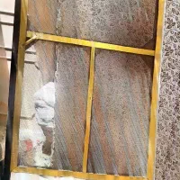 درب توری جنس چوب بدون چارچوب
