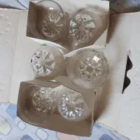 ۲ دست بستنی خوری پافیلی و ۱ بشقاب پذیرایی زیبا