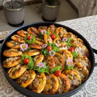 فینگرفودگرگان،مینی‌برگرمینی‌پیتزا،دسر و پک پذیرایی