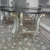 جلو مبلی و میز عسلی چوبی