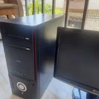 کیس کامپیوتر P4 مانیتور فلترون الجی LG رم هارد ۳۰۰