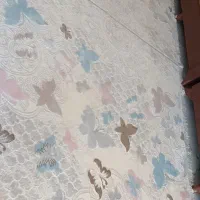 دو عدد فرش برجسته ابریشم ترکیه ای