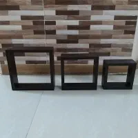 شلف دیواری چوبی ۳ عددی