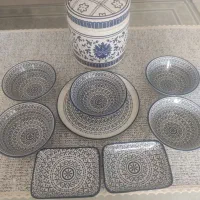 ظروف گل آبی دنی هوم نقل خوری