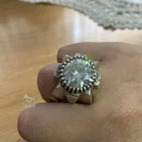 انگشتر نقره مزانایت سنگین