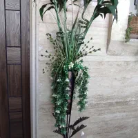 گل بامبو و گلدان فرفورژه