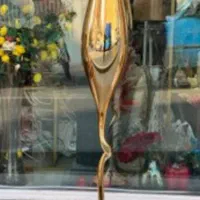 گلدان شیشه ای پایه دار