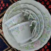 ست دونفره عصرانه خوری ودیس گلمیخکی ژاپن