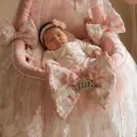 سبد حمل دخترانه برای سیسمونی