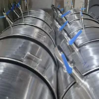 دیگ پخت برنج تمام استیل به همراه آبکش،شیر خروجی