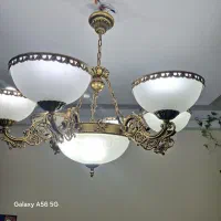 دو عدد لوستر پنج شاخه