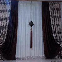 پرده پذیرایی به همراه دوعدد والان ، در جوین