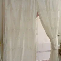 پرده های توری با آستر