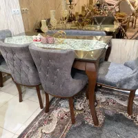 ویترین و ساعت میز ناهار خوری