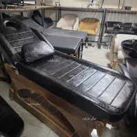 تخت آرایشگاهی دو تیکه  چوبی مخصوص پاکسازی