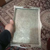 سینی قدیمی مسی وسالم تمیز