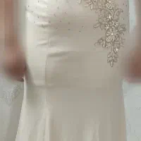 پیراهن مجلسی کار شده مناسب تا ۴۴