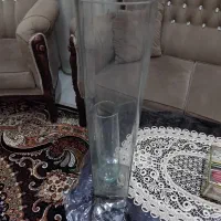 گلدان شیشه ای بامبو