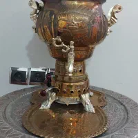 سماور زغالی برنجی و گازی زنجان کار دست است