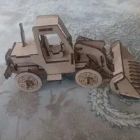 ماکت چوبی بلدوزر
