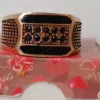 دوتا انگشتر سایز ۹ و ۱۴ (برنجی و آهنی)