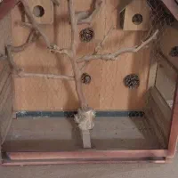 قفس،کلبه.لونه چوبی