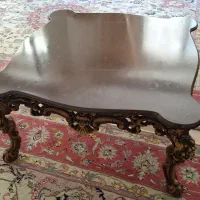 جلو مبلی قهوه ای