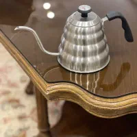 قوری ترمومتر دار استیل کافی شاپ و پیرکس دمنوش چای