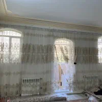 پرده حریر ۴/۵با چین پر