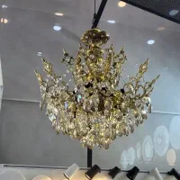 لوستر 24شعله برونز سفارشی