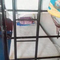 تخت فلزی دوطبقه کاملاسالم همراه باخوشخواب