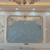 قاب بندی گچبری پیش ساخته پتینه کاری