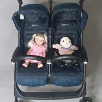کالسکه دوقلو peg perego بسیار تمیز ساخت ایتالیا