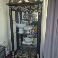 بوفه ویترین چوبی