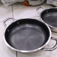 ماهیتابه زنبوری کف لیزری استیل ضخیم کیفیت بالا