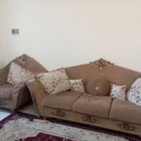 مبل هفت نفر با میز و عسلی