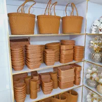 سبد های بافتنی پلاستیکی اک