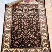 فرش ابریشم بلژیک وارداتی- طرح افشان