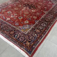 فرش دستباف ساروق ۲ سانت ضخامت رنگ گیاهی رناسی
