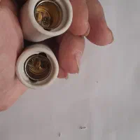 سرپیچ سرامیکی شمعی پایه فلزی