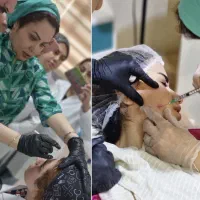 آموزش تخصصی ژل ،بوتاکس هالیوودی و نخ