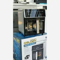 سرخ کن گلدن مدلGK-300 دو المنت 10 لیتر تمام استیل