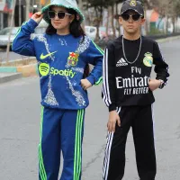 بلوز شلوار رئال مادرید وبارسلونا دخترانه وپسرانه