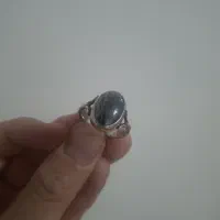 انگشتر حدید هفت جلاله نقره
