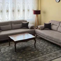 سرویس مبل تخت شو 8 نفره مدل آماندا با جلو مبلی