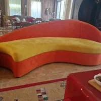 راحتی خارجی همراه دو عسلی و میز